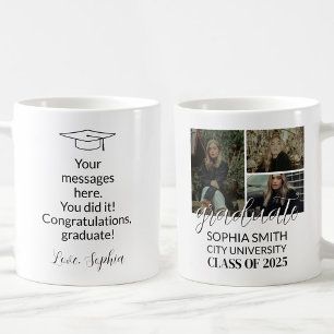 Mug Diplômé Félicitations Personnalisé 3-Photos