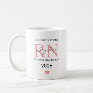 Mug Diplôme infirmière personnalisé nom promotion 2026