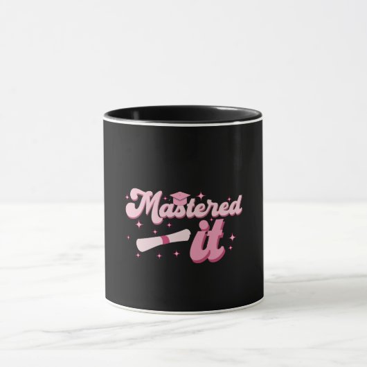 Mug Diplômé Maîtrise Diplômé MBA Diplômé (Centre)