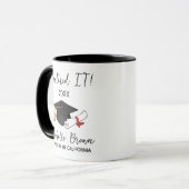 Mug Diplômé Masters Personnalisé Diplôme Cadeau MBA Ca (Devant gauche)