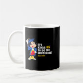 Mug diplômé Mickey mouse fait l'impossible (Gauche)