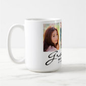Mug Diplômé Moderne 3 photo Monogramme personnalisé (Gauche)