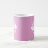 Mug Diplômé moderne Fille Rose (Centre)