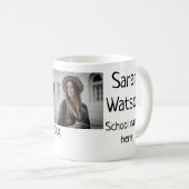 Mug diplôme photo simple classique ajouter classe anné (Devant droit)