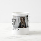 Mug diplôme photo simple classique ajouter classe anné (Centre)