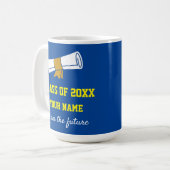 Mug Diplôme Pour Le Diplômé 15 oz (Devant gauche)