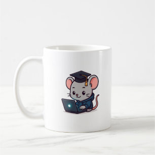 Mug Diplômé Programmeur Kawaii Souris Drôle