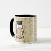 Mug Diplômé sage mignon de hibou (Devant gauche)