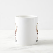 Mug Diplômé Singe Personnalisé (Centre)