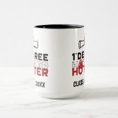 Mug Diplômé Un Degré Plus Chaud (Centre)