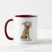 Mug Diplôme Yorkie Félicitations Yorkie (Gauche)