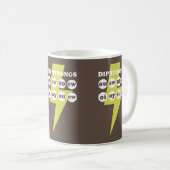 Mug Dipthongs Apprendre l'anglais avec des phoniques (Devant droit)