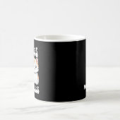 Mug Dire de chat noir mignon drôle (Centre)