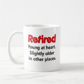 Mug Dire drôle de retraite (Gauche)