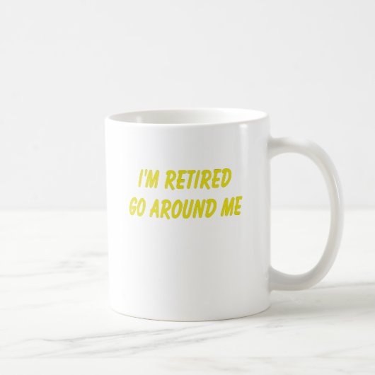 Mug Dire drôle de retraite (Droite)