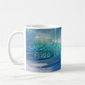 Mug Dire encourageant sur les vagues de l'océan (Gauche)