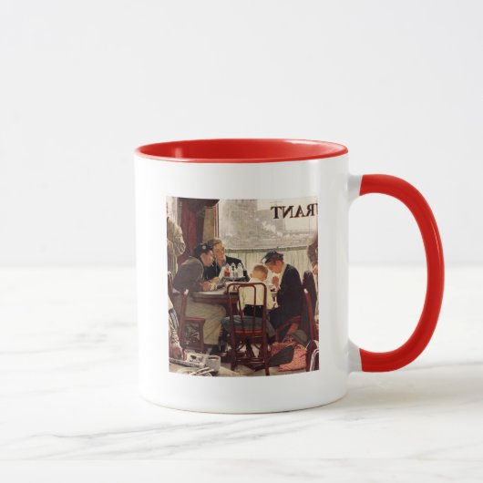 Mug Dire grâce par Norman Rockwell (Droite)