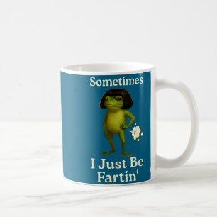 Mug Dire Parfois Juste Pétant Grenouille Grenouille Je