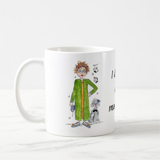Mug Dire que je ne fais pas de caricature matinale (Gauche)