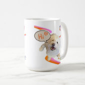 Mug Dire simplement "Bonjour" (Devant droit)