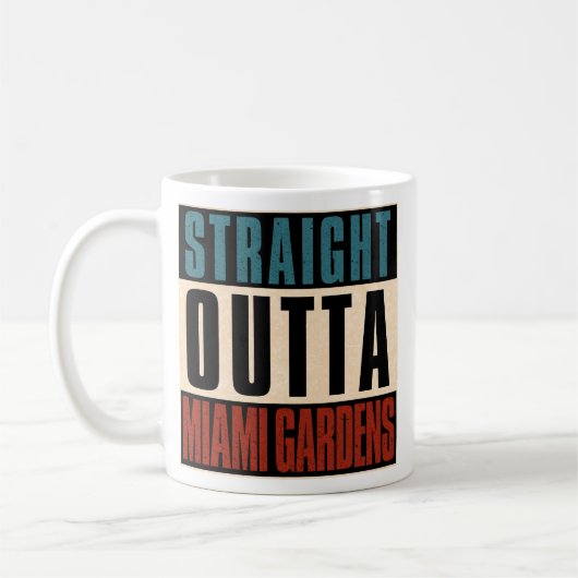 Mug Directement de Miami Gardens Floride FL (Gauche)