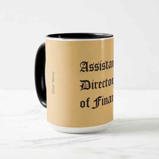 Mug "Directeur adjoint des finances" (Devant gauche)
