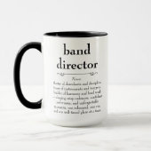 Mug Directeur de bande Définition Merci Cadeau (Gauche)
