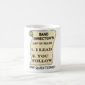 Mug Directeur De Bande Liste Des Règles (Centre)