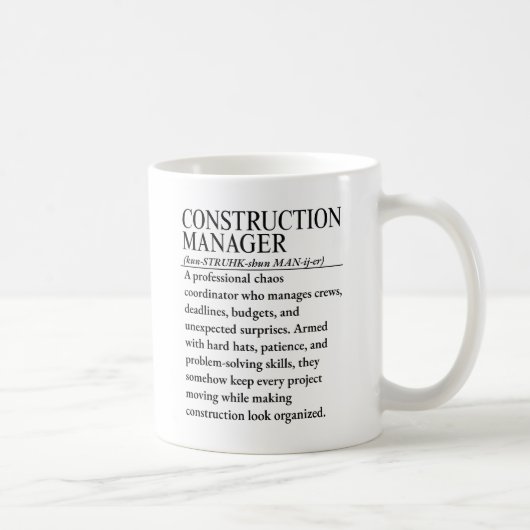 Mug Directeur de construction (Droite)