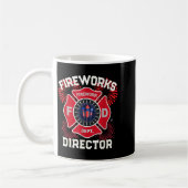 Mug Directeur de feu d'artifice drôle sécurité de l'éq (Gauche)