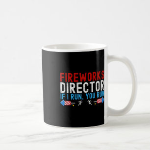 Mug Directeur de Fireworks Drapeau américain 4 juillet