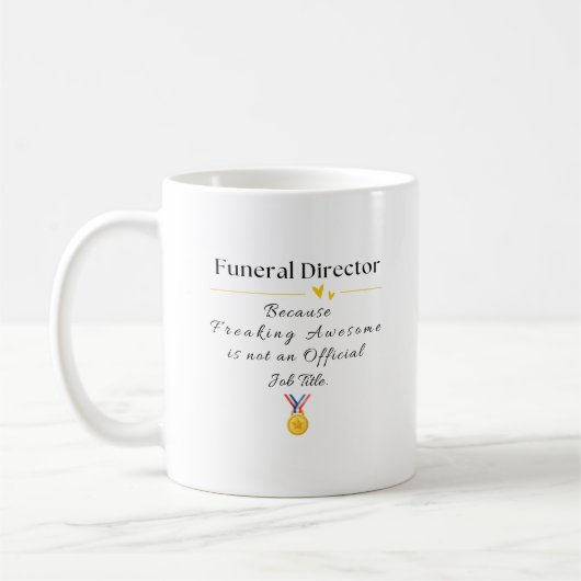 Mug directeur de funérailles (Gauche)