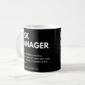 Mug Directeur de gestion des risques Définition de tra (Devant gauche)