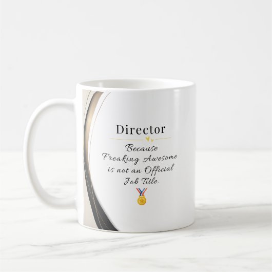 Mug Directeur de la pâte à café (Gauche)