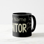 Mug Directeur De L'Installation De Conception De Confé (Devant droit)