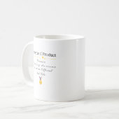 Mug Directeur de produit (Devant gauche)