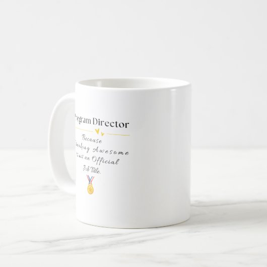 Mug directeur de programme (Devant gauche)