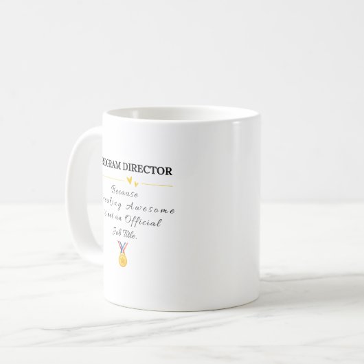 Mug Directeur de programme (Devant gauche)