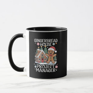 Mug Directeur de projet Maison en pain d'épices Noël d