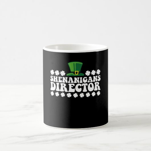 Mug Directeur de Shenanigans Groovy Saint-Patrick irla (Centre)