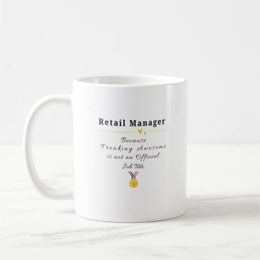Mug Directeur de vente au détail (Gauche)
