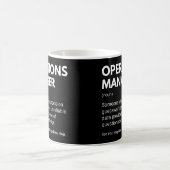 Mug Directeur des opérations Définition drôle de trava (Centre)