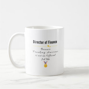Mug Directeur financier – Titre de poste carrément gén