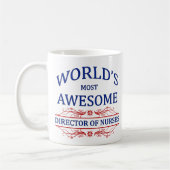 Mug Directeur le plus impressionnant Of Nurses du (Gauche)
