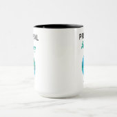 Mug Directeur personnalisé par globe d'aquarelle (Centre)