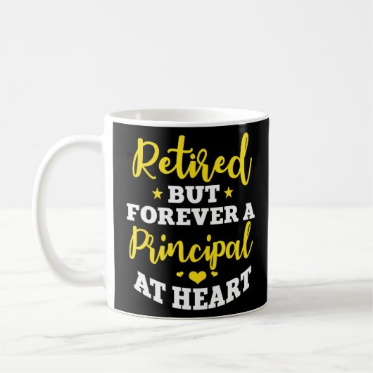 Mug Directeur principal de l'école à la retraite Chef (Gauche)