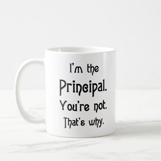 Mug directeur, vous n'êtes pas (Gauche)