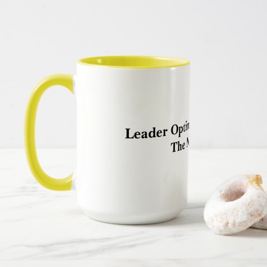 MUG DIRECTION DE LINÉARISATION DE CHEF - LE NOUVEAU (Avec donut)