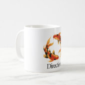 Mug Direction – Timeless Koi Symbol of Clarity, Growth (Devant gauche)