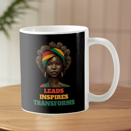 Mug Dirige, inspire, transforme le mois de l'histoire 